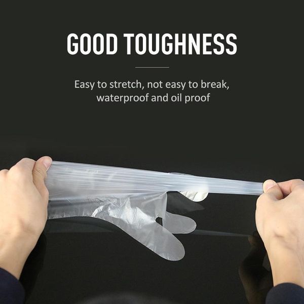 

100/500pe pet grooming and hairdressing gloves disposable plastic cleaning clean safe (uk)