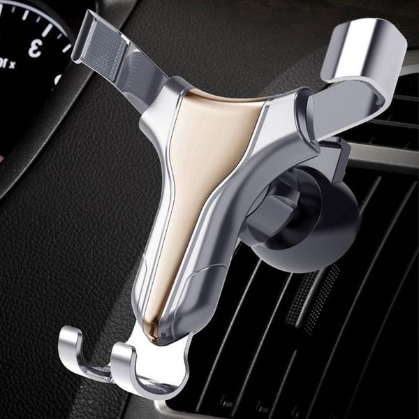 

phone car mount universal smart gps cell holder auto-clamping adjustable bracket stand gk99 mounts & holders