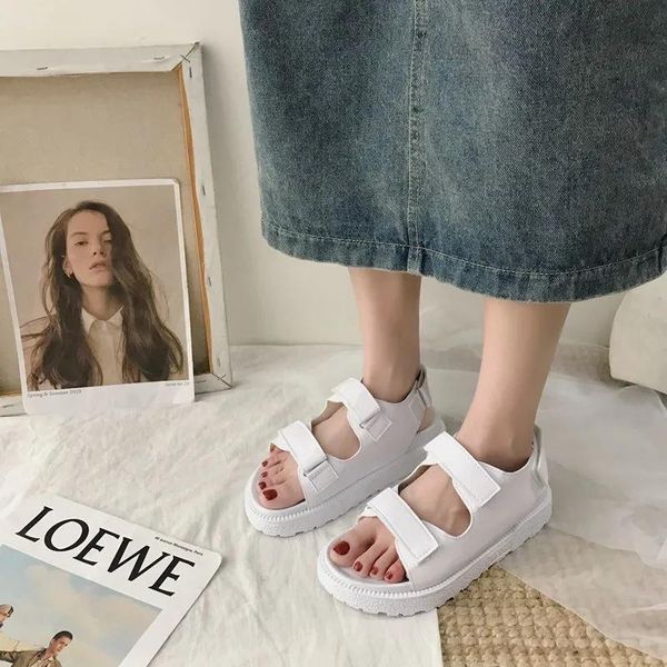 

sandals 2021 paris fashion designer shoes ladies flat fashionable comfortable, Black