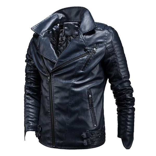 

men's jackets 2021 winter pu warm autumn male coats windbreaker overcoat classic windproof hombre smart casual coveral brand, Black;brown