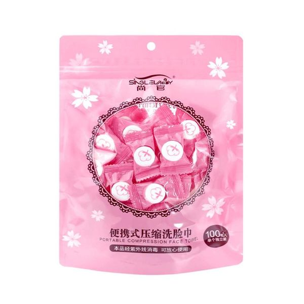 

towel tissue mini expandable magic portable travel wipes facial cleaning disposable outdoor makeup non-woven sports compressed