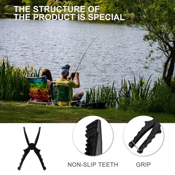

1pc fishing pliers light clamp fish controller tool