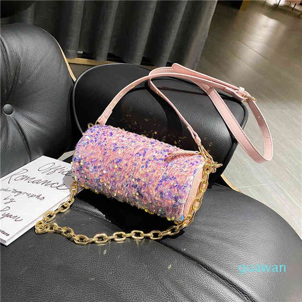 

fashion sequins bucket bag ladi purs and handbag for women