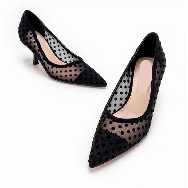 

sandals beige heeled female shoe med shallow mouth 2021 women's black girls high medium stiletto pointed comfort office ela