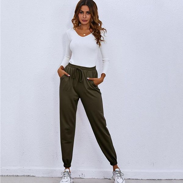 

women's pants & capris trousers women vintage all-match casual bottoms baggy harajuku pant quality slim for female, Black;white
