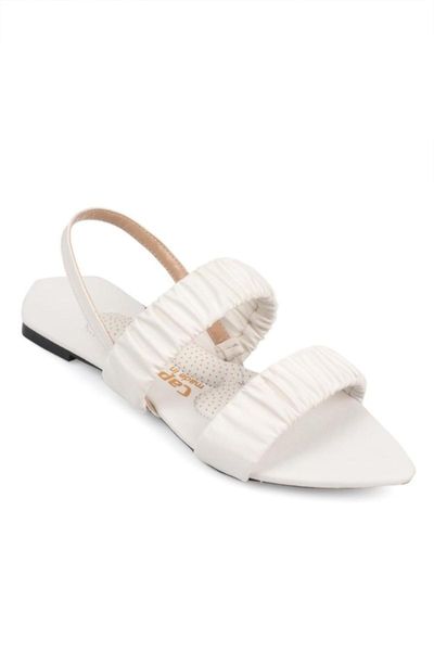 

sandals women's white strappy pointy toe 8020, Black