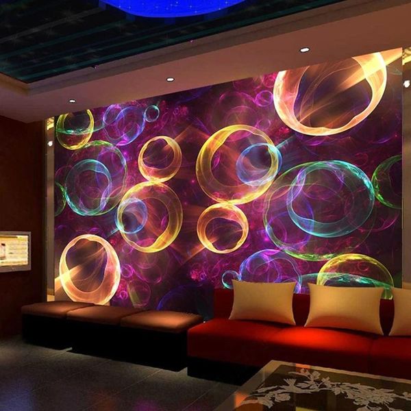 

wallpapers custom mural wallpaper modern abstract 3d bubble restaurant bar ktv background wall art decor papel de parede po