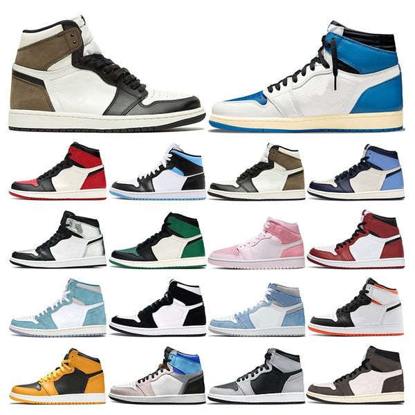 

mens basketball shoes 1s1 womens dark mocha hyper royal university blue bred patent purple men trainer sport sneakers fashion outdoor