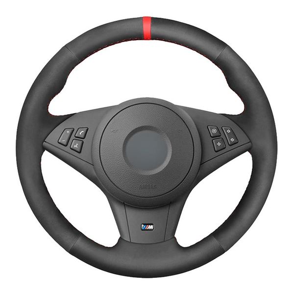 

steering wheel covers black suede car cover for e60 e61 touring 530d 545i 550i e63 coupe e64 630i 645ci 650i