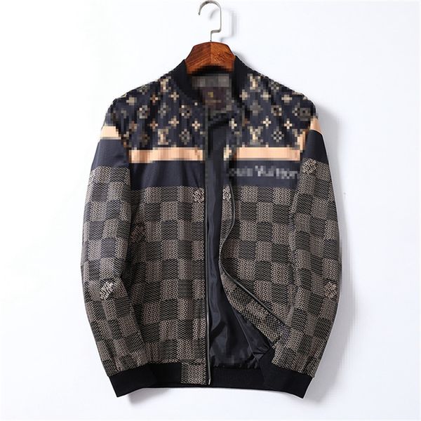

fashion mens designers jacket spring autumn outwear windbreaker hoodie zipper casual hooded jackets coat outside sport asian size men, Black;brown