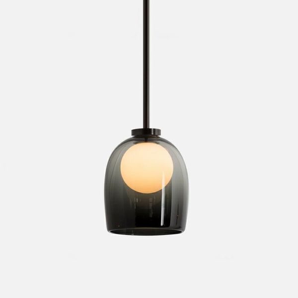 

pendant lamps [x] post modern nordic simple light luxury bar restaurant dining table bedroom bedside designer glass chandelier