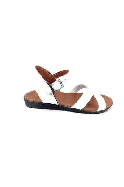 

sandals summer white cross lady, Black