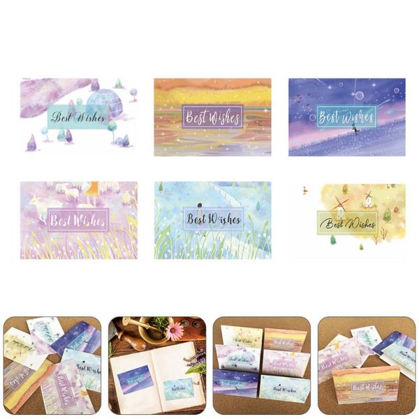 

greeting cards 12pcs decorative colorful wedding blank