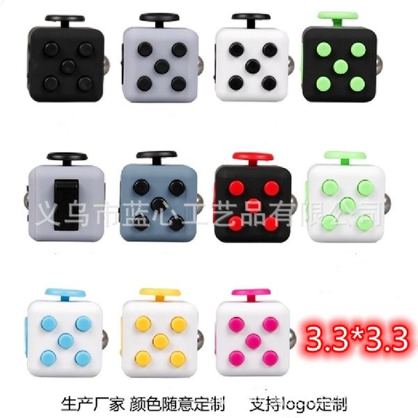 

toy cube resistance anxiety irritability decompression dice new strange toy gift