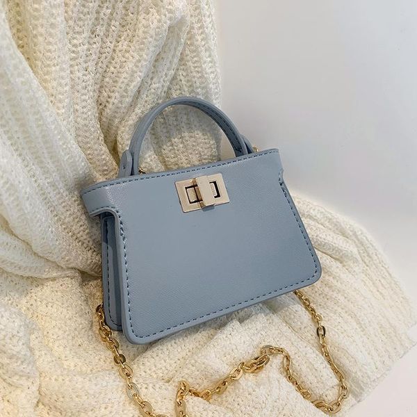

evening bags candy colors square mini tote bag 2021 summer pu leather women's designer handbag cute waist shoulder messenger