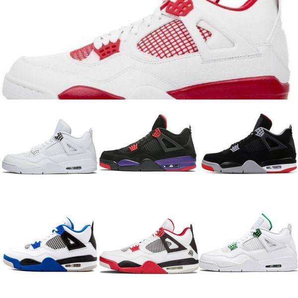 

4 4s 2021 with shoe box designers sail neon metallic purple basketball union noir guava ice jumpman mens shoes sneakers black cat bredepmh
