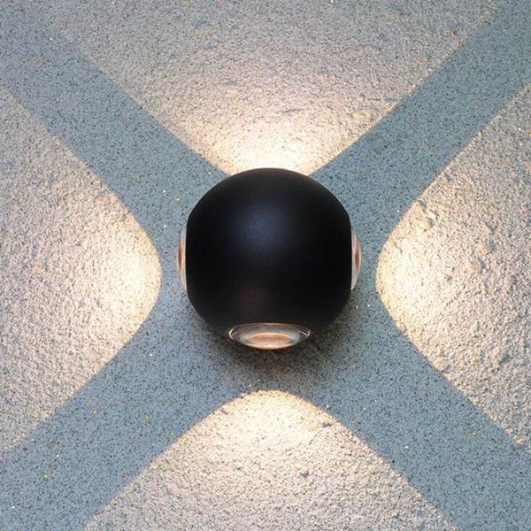 

wall lamps modern minimalist lamp aluminum indoor outdoor waterproof aisle balcony light round led lights