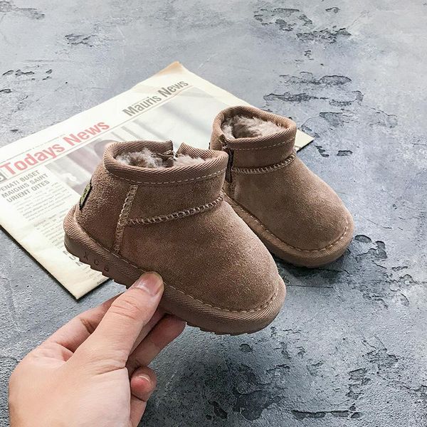 

winter baby shoes toddler boys warm cotton girls snow boots children's short first walkers