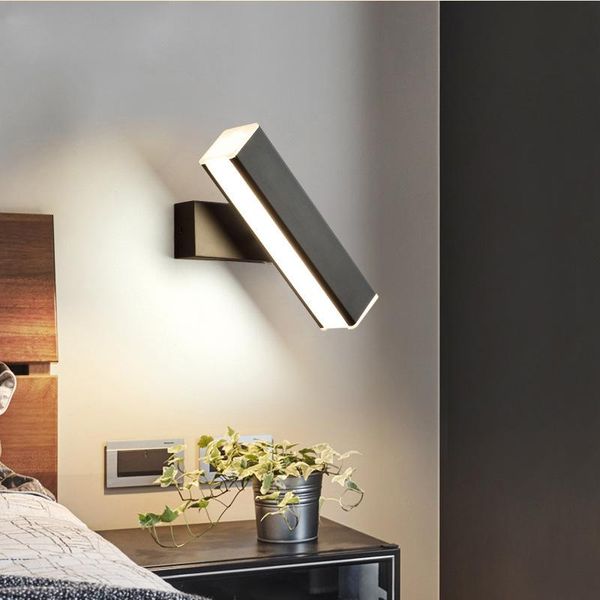 

wall lamp 7/12w rotatable cafe light nordic bedroom led bedside aisle lighting