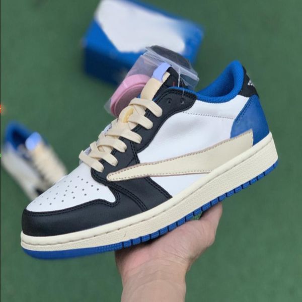 

fragment x ts - jumpman 1 white the blue basketball sneakers hip with designer shoes black low womens mens leather outdoor fashion soft wwpk