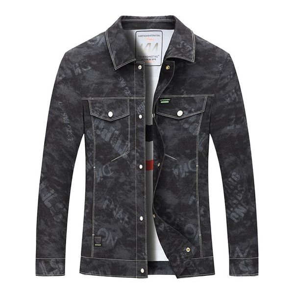 

men's jackets 2021 spring and summer high-end casual jackets/ distressed denim jacket / mens fashion lightweight, Black;brown