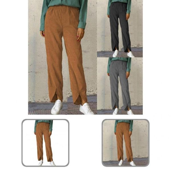 

women's pants & capris great women loose simple leisure trousers, Black;white