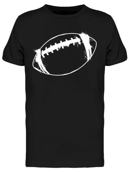 

american football sketch tee men's -image by shutterstock, White;black