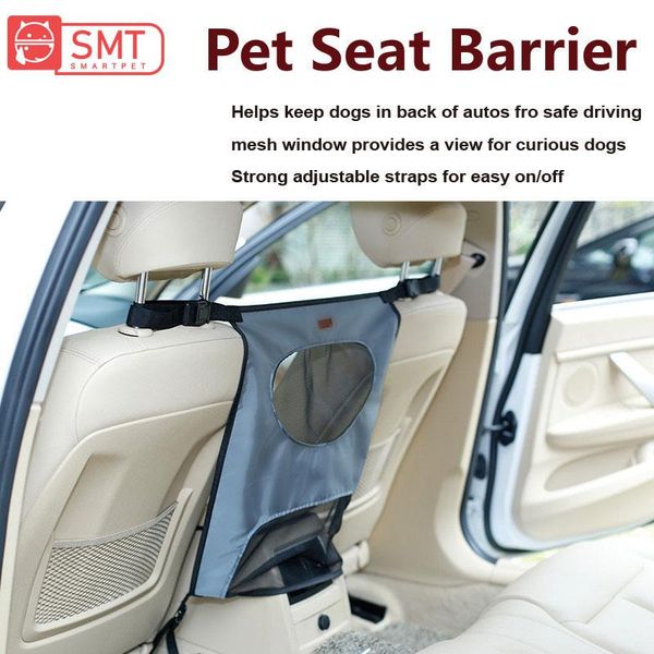 

dog car seat covers smartpet pet barrier anti-collision mesh puppy kitten rear fence anti-dog harassment safety