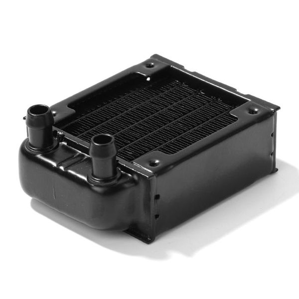 

fans & coolings 80mm aluminum radiator multi channels pc water cooling with fan cooler for computer cpu printer heat exchanger