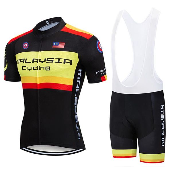 

cycling jersey sets 2021 malaysia clothing bib set mtb bicycle clothes ropa ciclismo quick dry bike wear mens short maillot culotte, Black;red