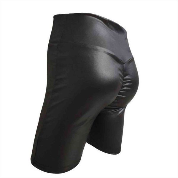 

slim pu leather womens legging autumn winter high waist black