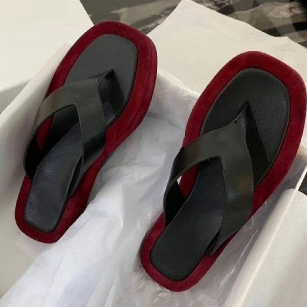 

women's flip flops fashion comfortable slippers flat shoes women new zapatos de mujer platform, Black