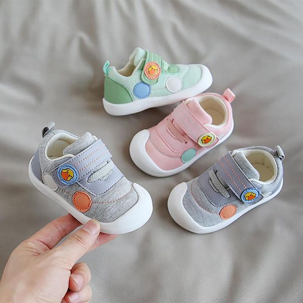 

gray children's walking shoes in spring of 2021 pink first walkers for girls green prewalker little kids