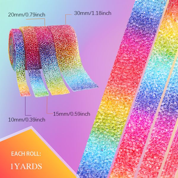 

loose diamonds rainbow rhinestones tape trim fix strass crystal trim sewing ribbon diy rhinestone for decorations garment accessories, Black