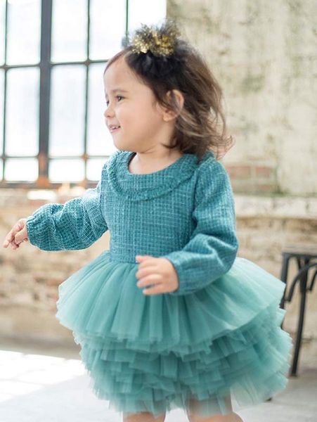 

toddler girls mesh layered hem lace dress she, Red;yellow