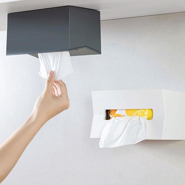 

tissue boxes & napkins kitchen box cover napkin holder for paper towels dispenser wall mounted container wipes
