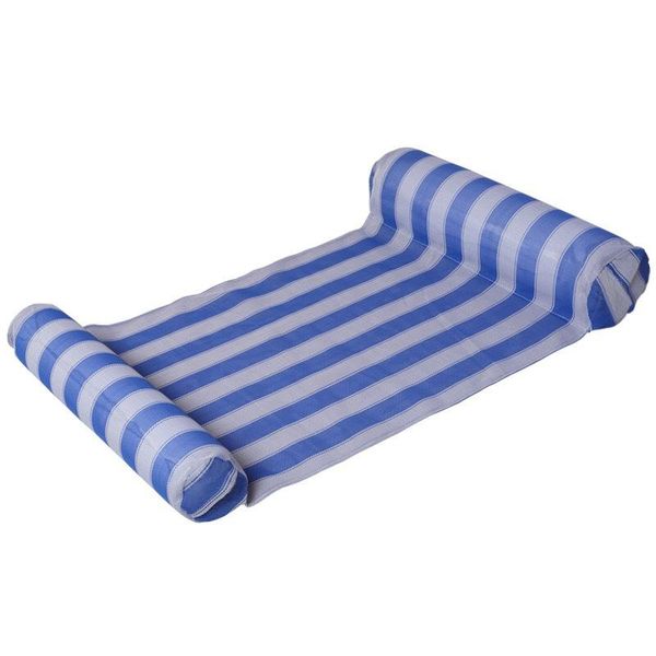 Floats infláveis ​​Tubos esportes aquáticos Cama de bóia portátil UltraLight Hammock Kids adultos adultos piscina cadeira de lounge