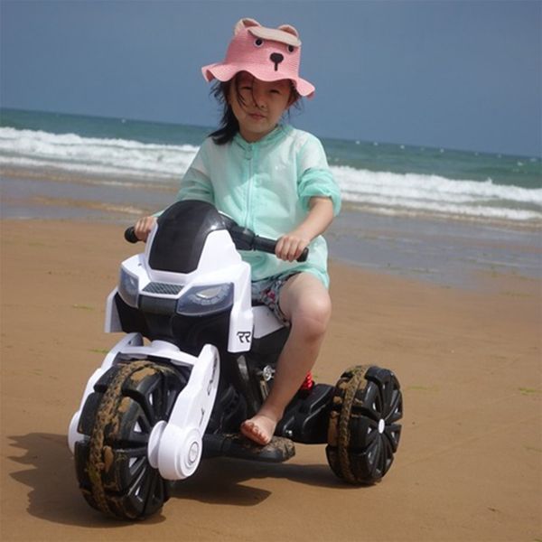 Crianças elétricas carros elétricos motocicleta triciclo bebê mulheres crianças brinquedo carro pode sentar-se no carrinho de bebê bateria