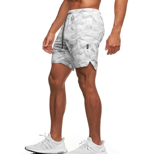 

running shorts camo men's gym fitness sports quick dry basketball swim beach jogging training workout short pants, Black;blue