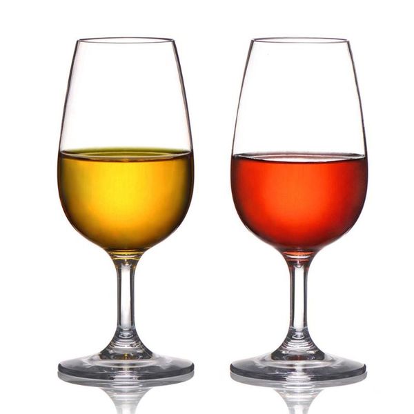 

wine glasses 4 pcs tritan material transparent plastic glass goblet juice cup unbreakable 220ml party champagne cocktail