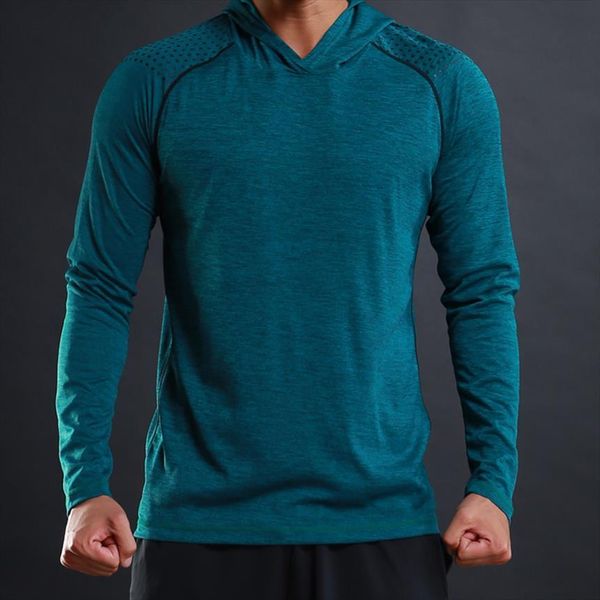 

florata trendy autumn casual men long sleeve slim basic tees stretch comfortable hooded, White;black