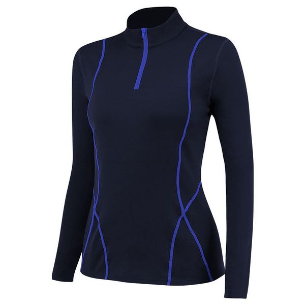 

yoga outfits women's autumn and winter plus velvet long-sleeved sportswear fitness running slim half zipper sweater, White;red