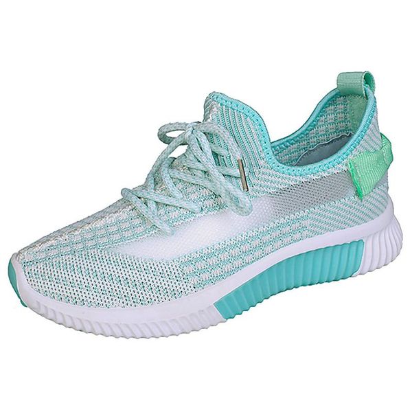

sandals woman breathable mesh outdoor fitness running sport sneakers loose yellow fashion women summer shoes, Black