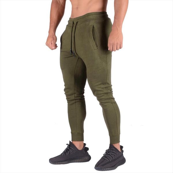 

casual joggers skinny sweatpants gym women pant fitness bodybuilding trousers male autumn crossfit workout cotton track, Black