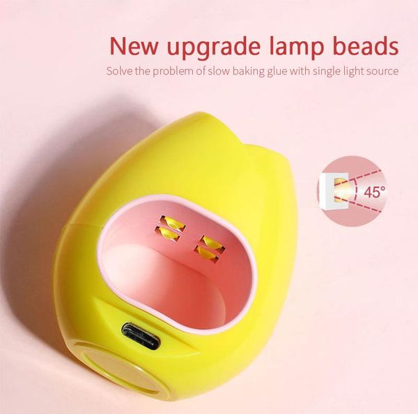 

colors single finger nail uv led lamp household quick-drying potherapy machine roasted nails drying manicure dryers
