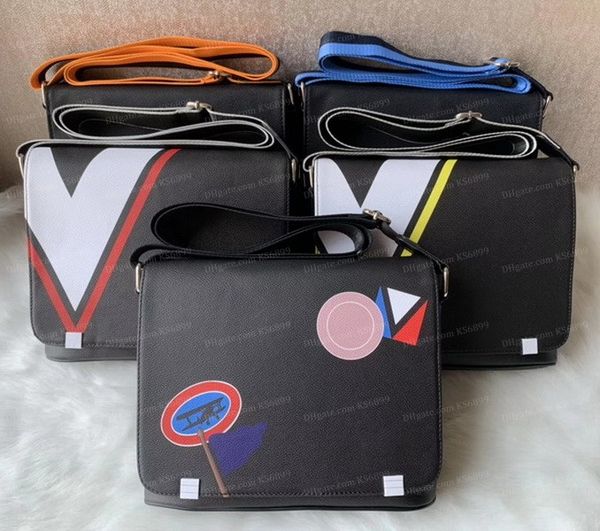 

fashion classic men messenger bags famous briefcase cross body bag school bookbag shoulder purse with dustbag