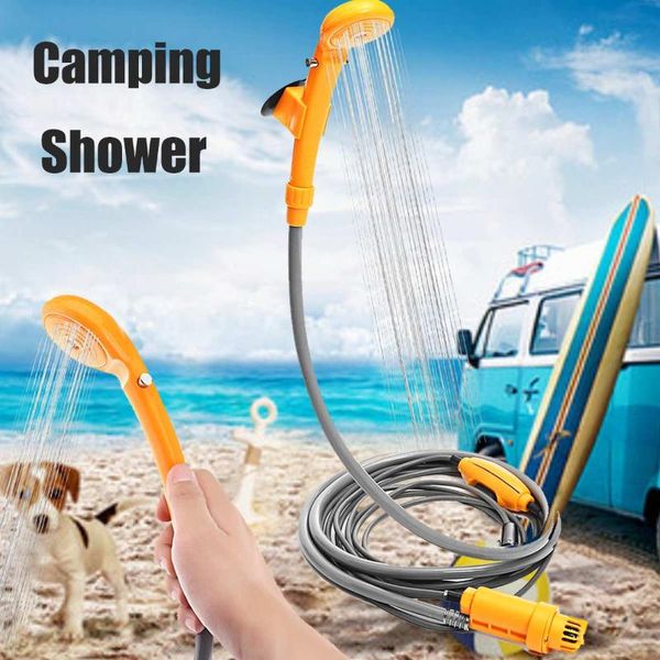 

portable car washer 12v camping shower dc high pressure power electric pump for outdoor travel pet