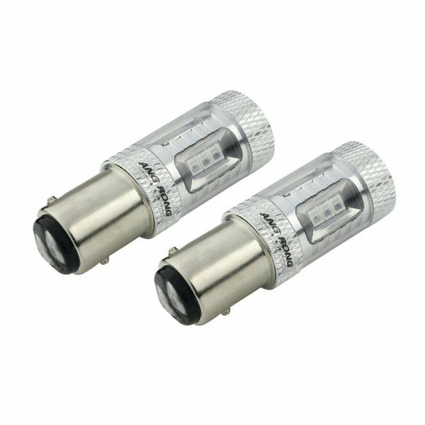 

emergency lights driving car bulb lamp 1157 light 12v dc p21/5w red 15w 2pcs stop