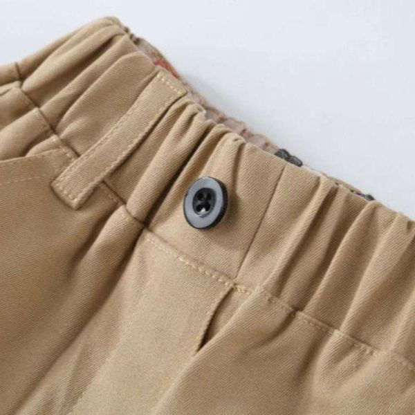 

children's suit fashion trend spring children boys brand plaid pants casual autumn infant kids clothing born baby sports trousers, White