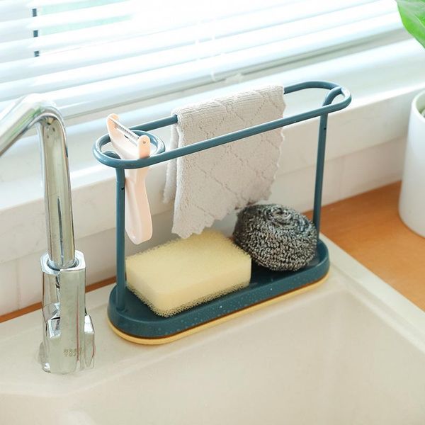 

towel racks detachable cloth rack kitchen vertical dish sponge storage sink drain